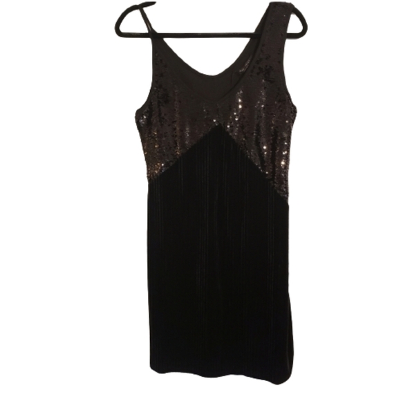 NWT Black Romeo Juliet Couture Sequin Velvet Dress - Picture 4 of 10